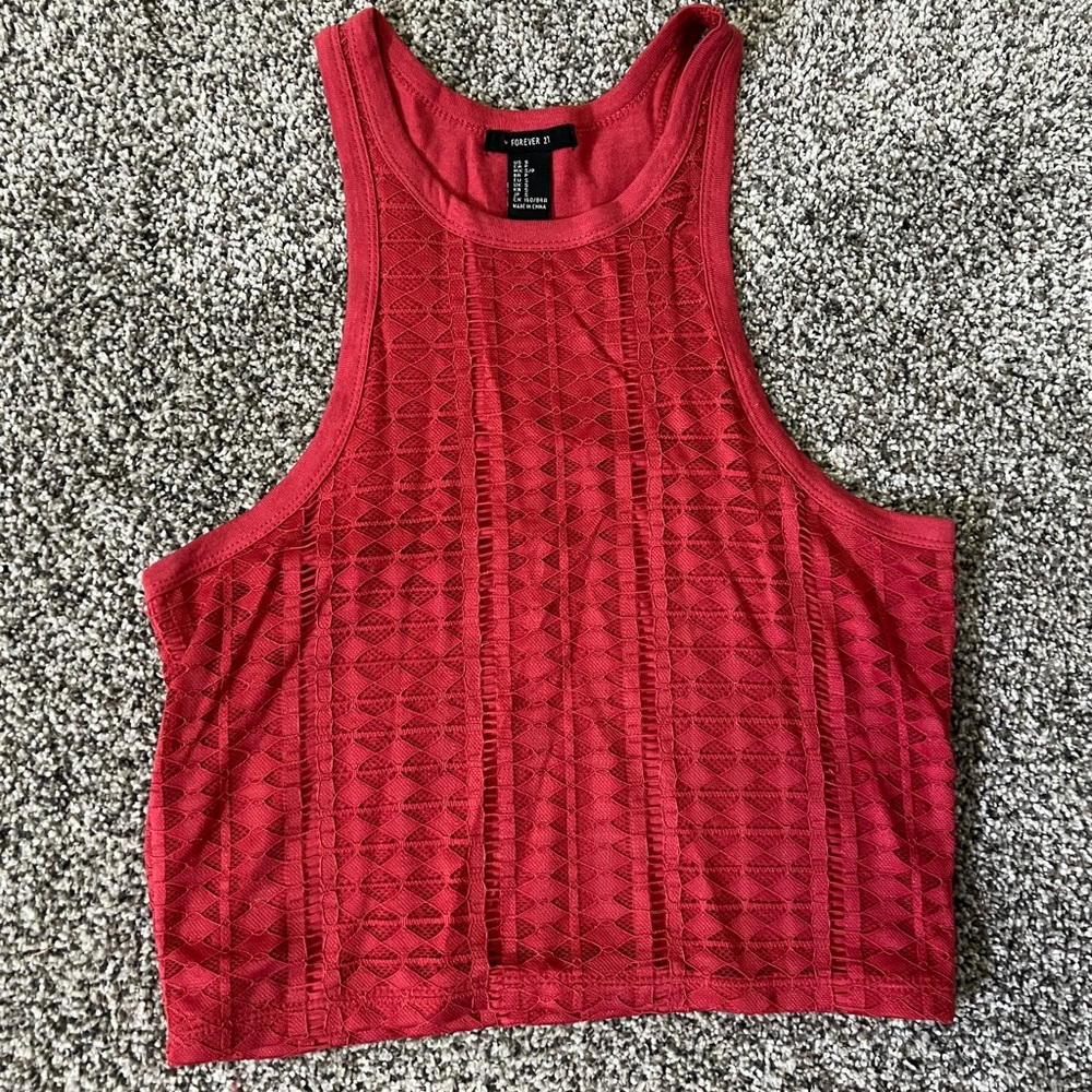 Racerback crop top